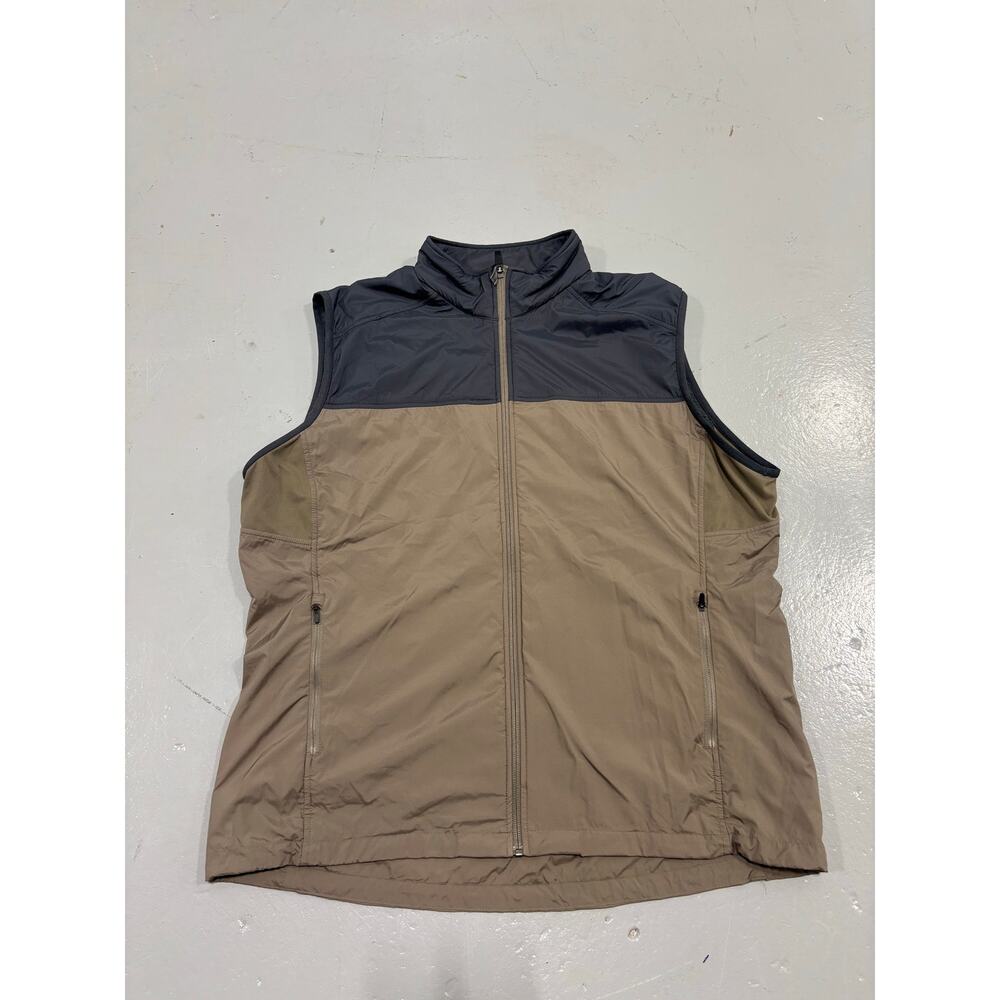 Kuhl "The One" Insulated Vest Men’s 2XL Two-Tone Khaki/Black Aeroknit Gorpcore